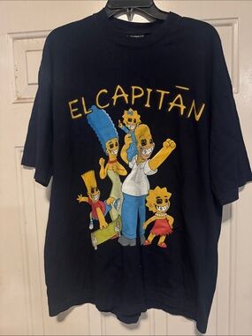 El Capitan Kids' Black Graphic T-Shirt